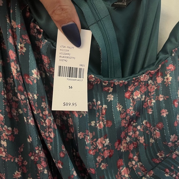 NWT Lane Bryant One shoulder dress. Size 16 - Picture 5 of 8